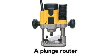 What is a plunge router?
